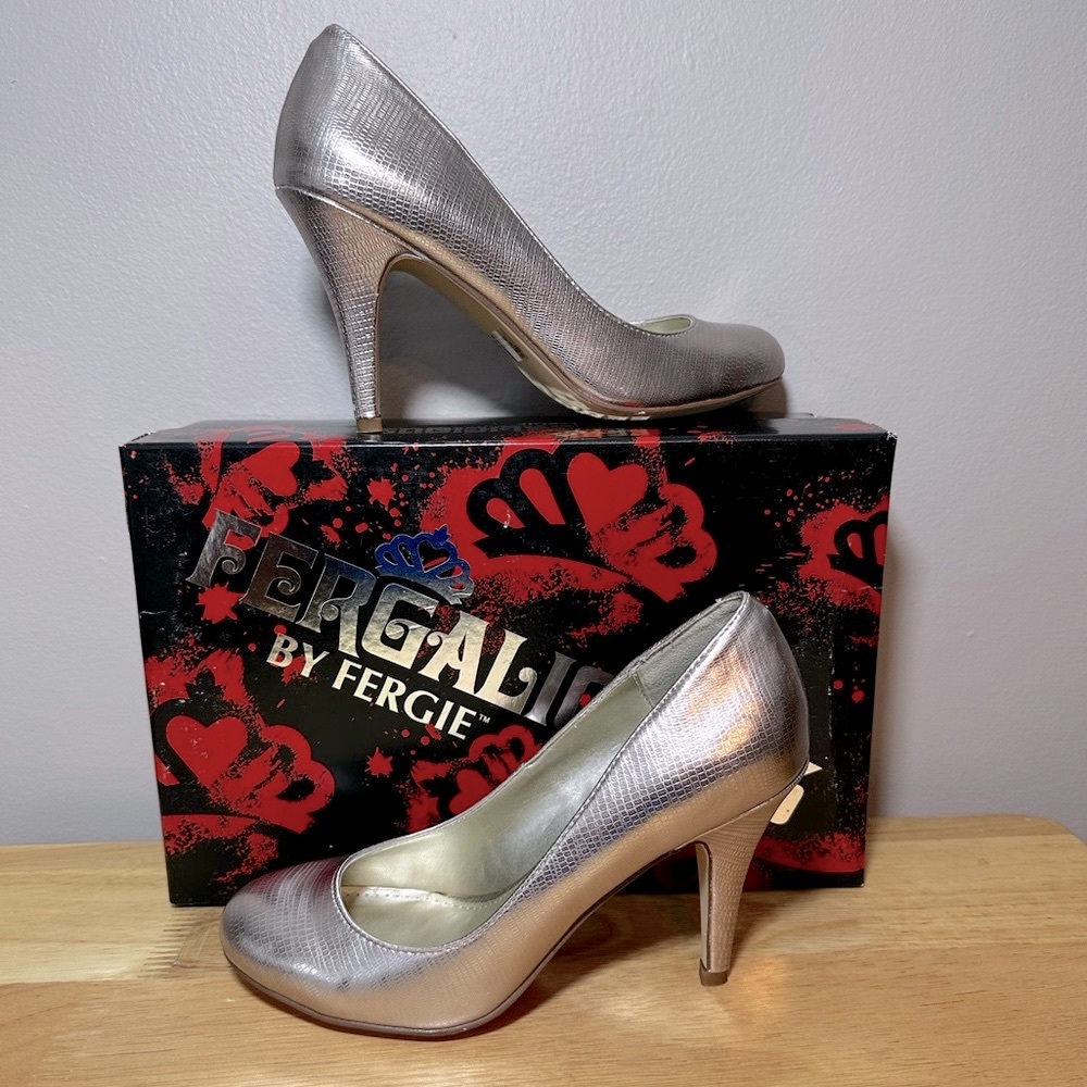 Fergalicious by Fergie Women’s Stiletto Pumps with 3.75” Heels Shoes Size 6.5M